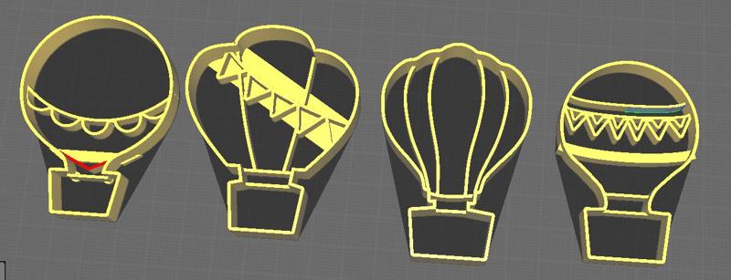 Hot air balloon cutters