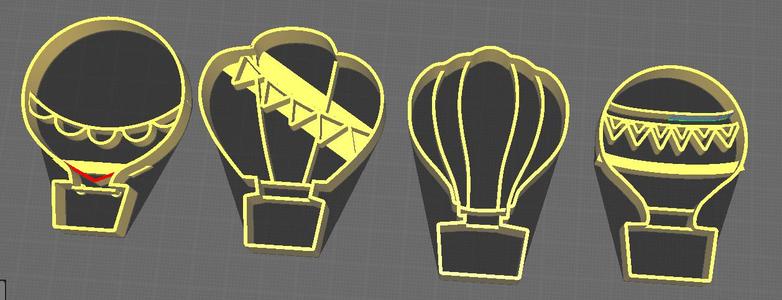 Hot air balloon cutters