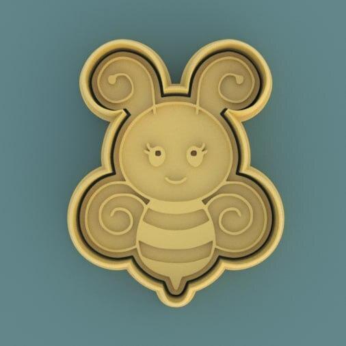 cutter + bee cutter + stamp / bee cutter + stamp