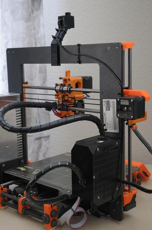 Filament Guide with Duster and Filament Runout Sensor