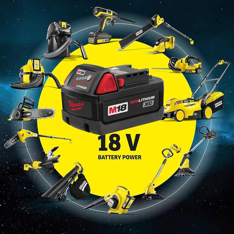 Milwaukee M18 battery to Karcher 18v tool