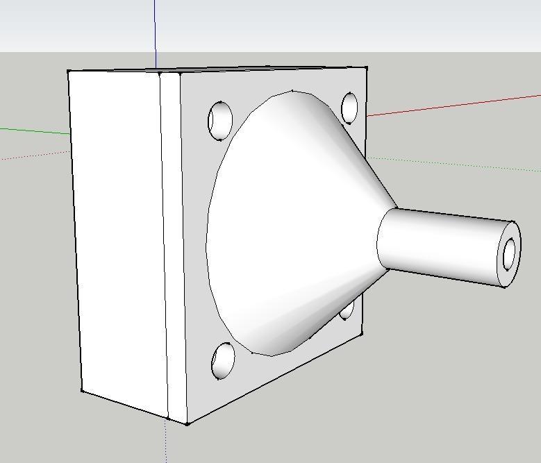 25MM fan to airline hose adaptor