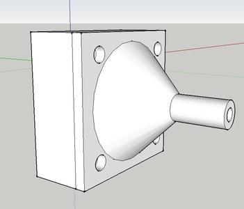 25MM fan to airline hose adaptor