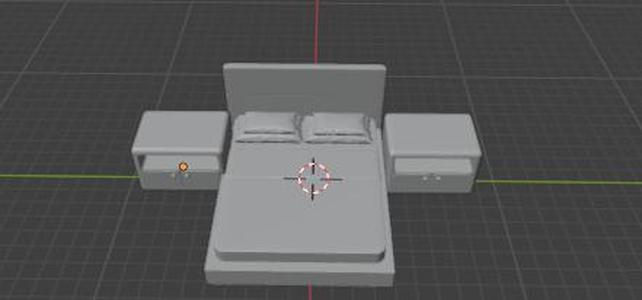 Bed with Table