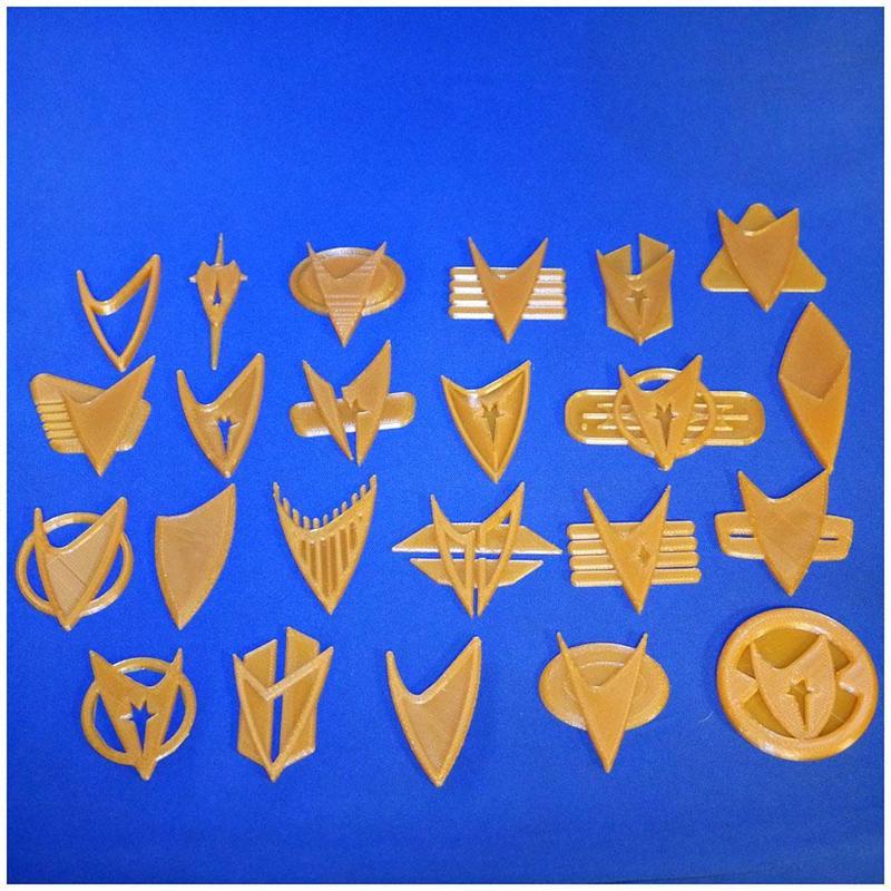 All Of Star Treks Combadge