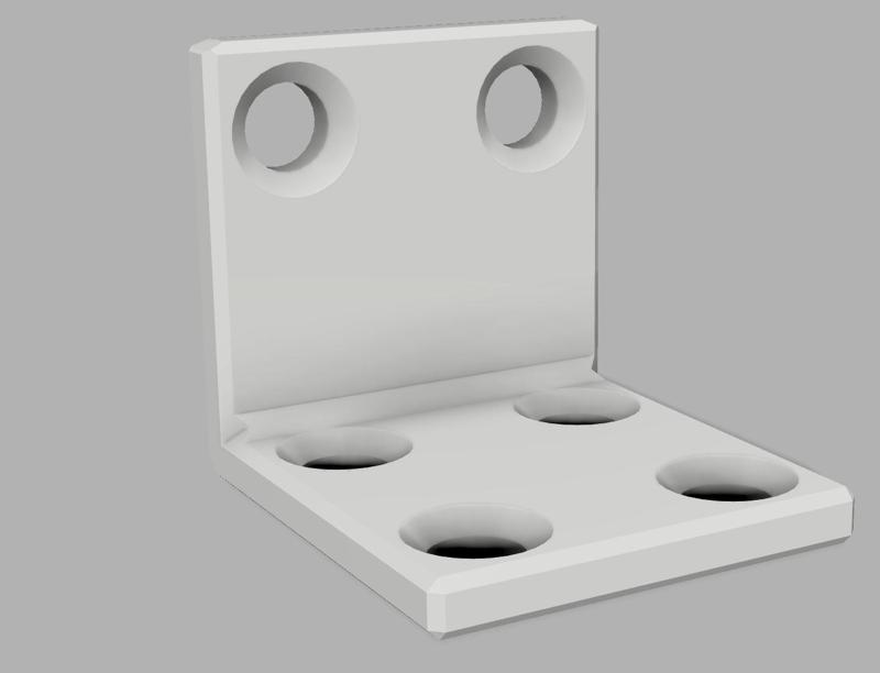 Reinforced L-Bracket for PETG or ABS