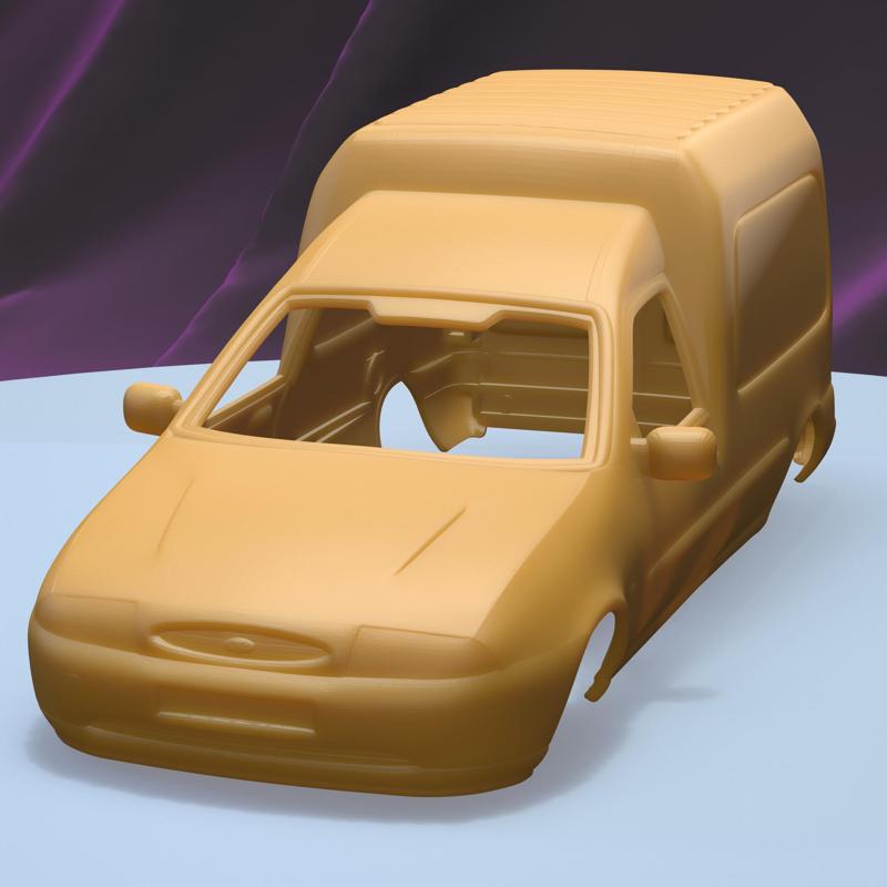 FORD COURIER VAN 1999  (1/24) printable car body