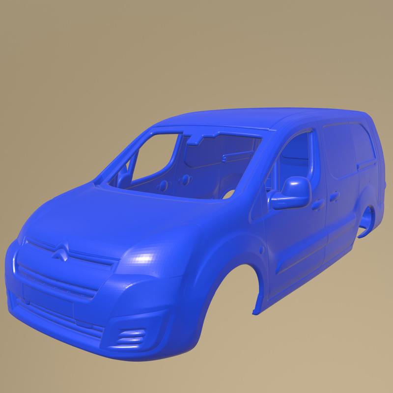 Citroen Berlingo Van L2 2017 PRINTABLE CAR BODY