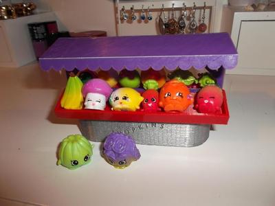 fruits and vegetables stall for Shopkins