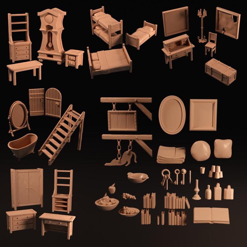 Inn Objects and Props