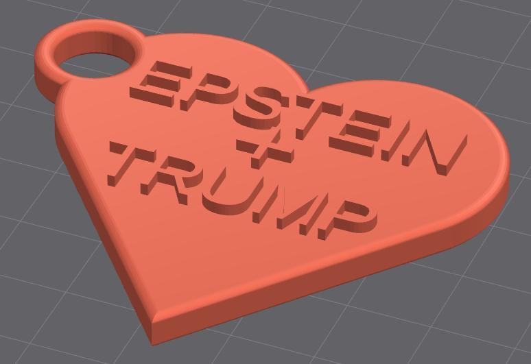 Epstein + Trump Lovers-Keyfob