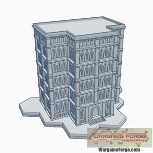 Gothic Building 64 with Hex Base GHB064