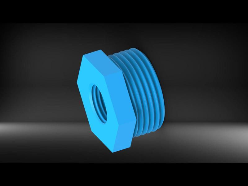 Garden hose blow out adapter