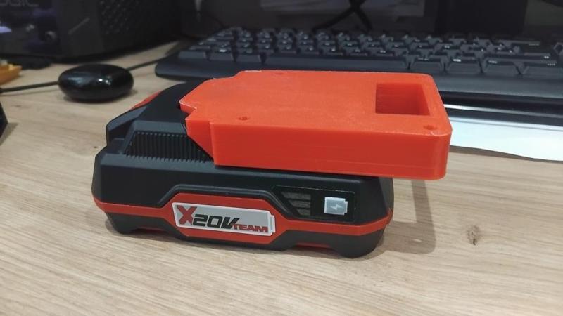 Parkside 20V battery wall/desk mount