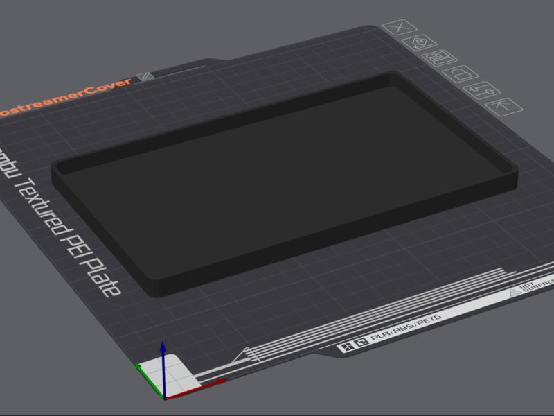 CosmoStreamer Ultra / RPi 7" Touch Screen Cover