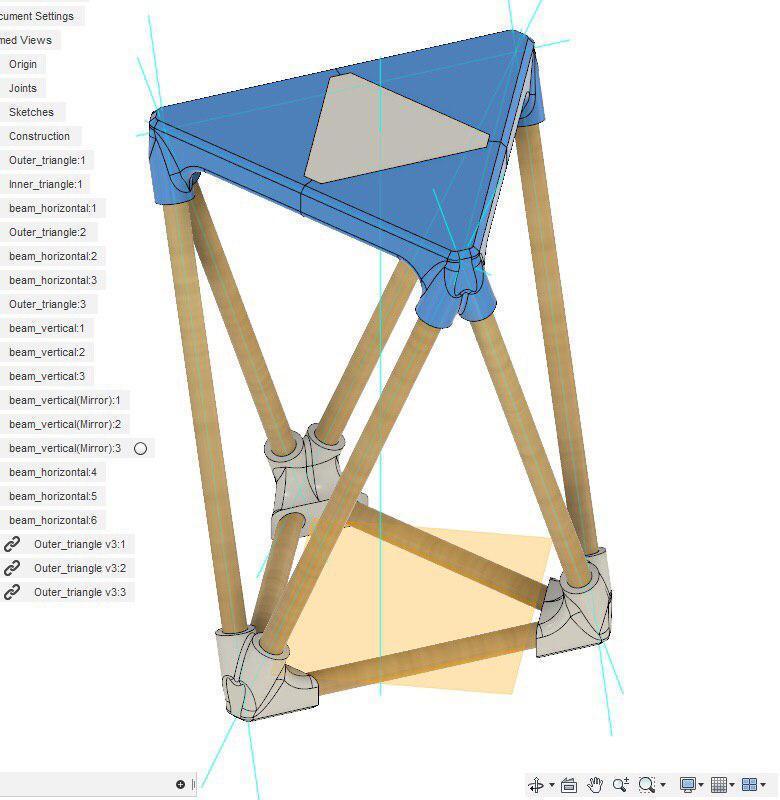 Octahedron stool