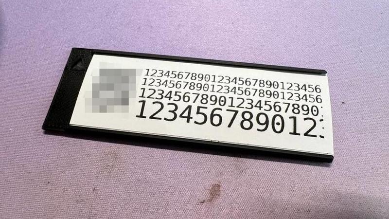 90x29mm Brother label holder