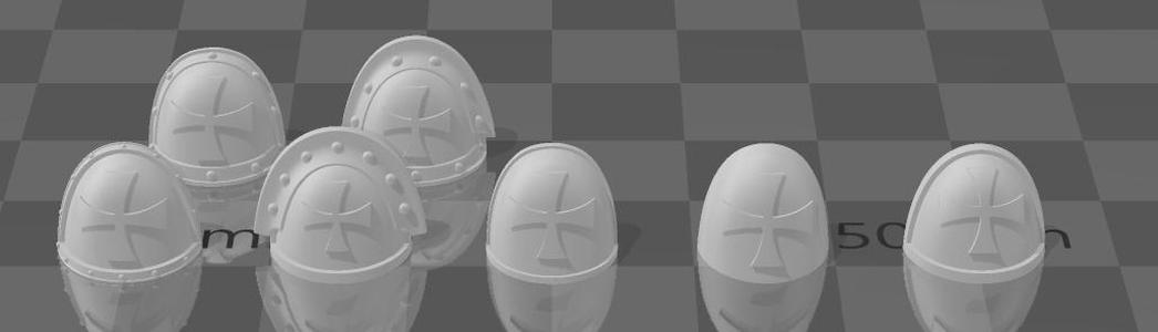 Templar Knight Shoulder Collection