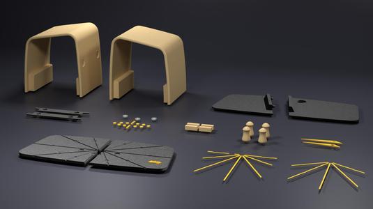 Mid Century Welby Mantle Clock for Prusa Mini