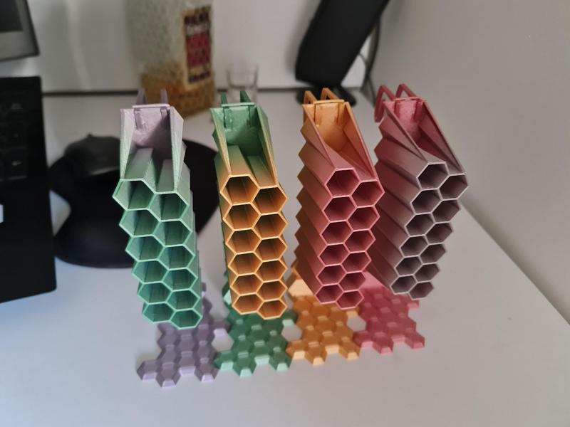 Honeycomb Pen Holder