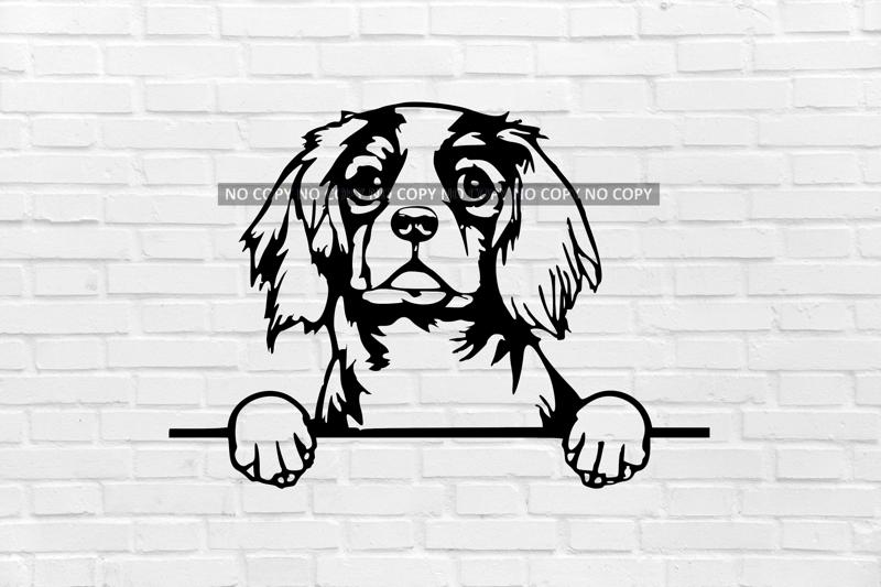 Cavalier King Charles dog wall decoration