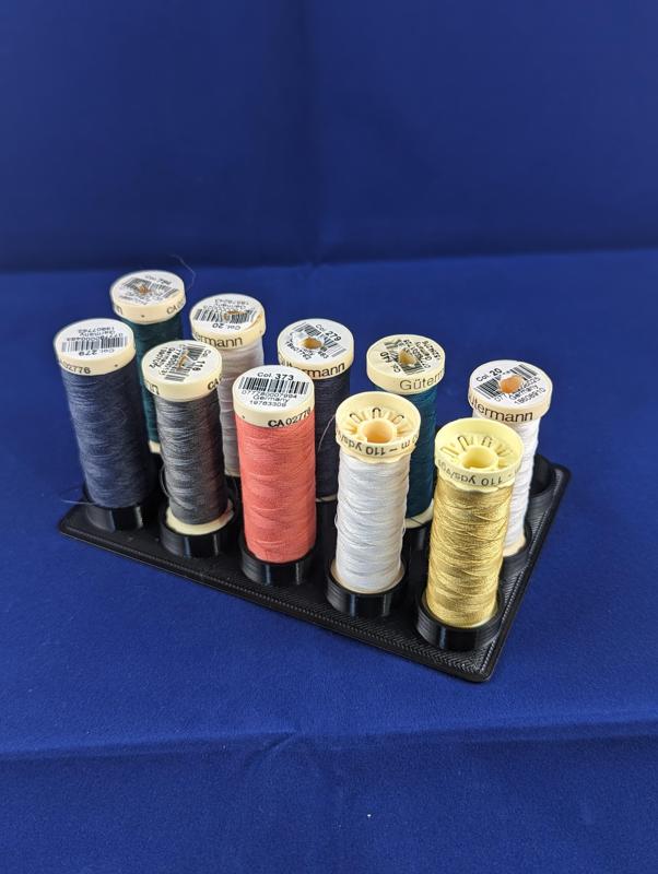 Gridfinity 19.2mm Thread Spool Holder 2x3