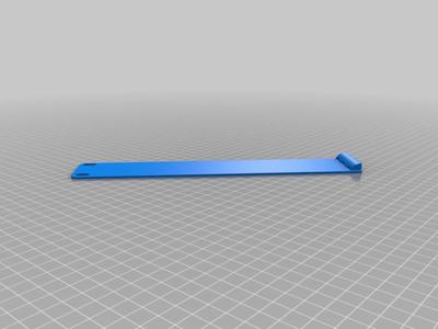 1U blank panel for 19 inch rack