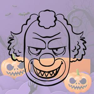 Halloween Clown Cookie Mold