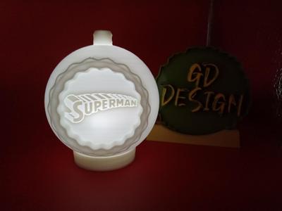 Superman CHRISTMAS ORNAMENT LIGHT
