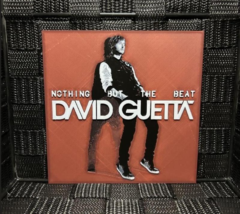 Hueforge Music Poster - David Guetta -