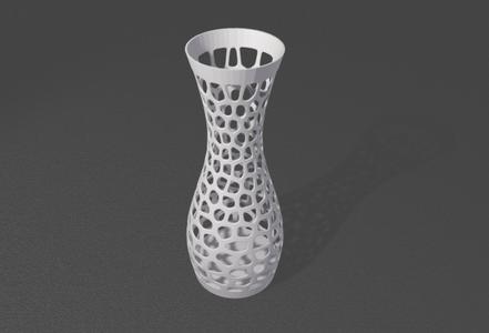 Vase voronoi (Jarrón voronoi)