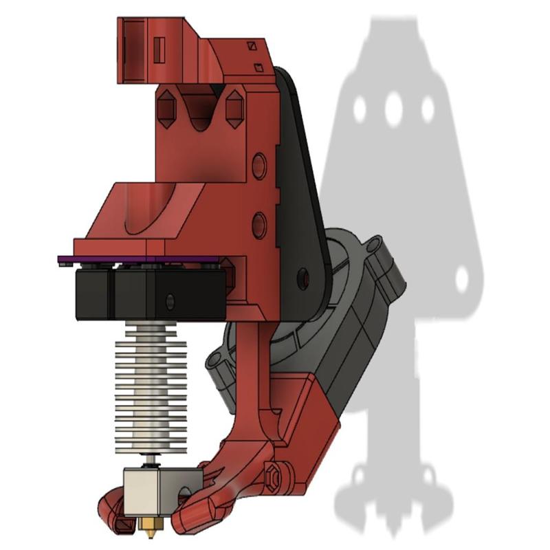 V-Core Precision Piezo Orion mount with fan duct