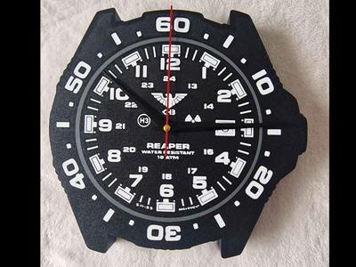 3D Clock inspired by KHS Reaper H3