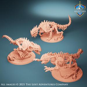 Skeletal Drakes (Set of 3)