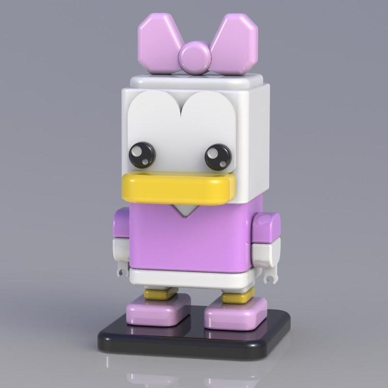 SQUARED DAISY DUCK