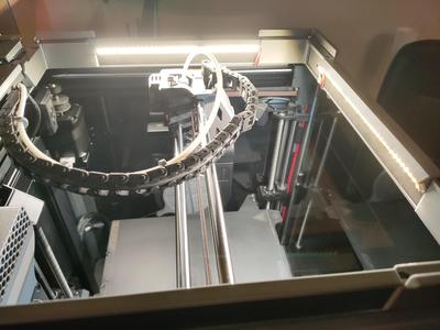 simple pressure support for Creality K1 adhesive LED strips