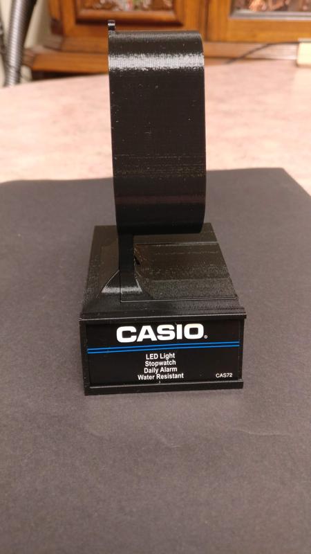 Casio Style Watch Holders for Various Wrist Sizes, No Supports Needed