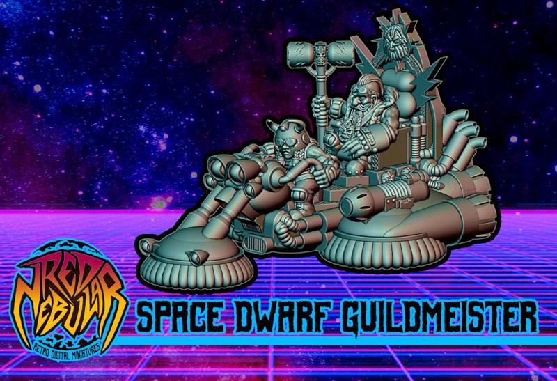 Space dwarf Guildmeister Hoverhog