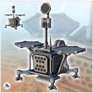 Space exploration probe with photovoltaic panels (1) - Future Sci-Fi SF Infinity Terrain Tabletop Scifi