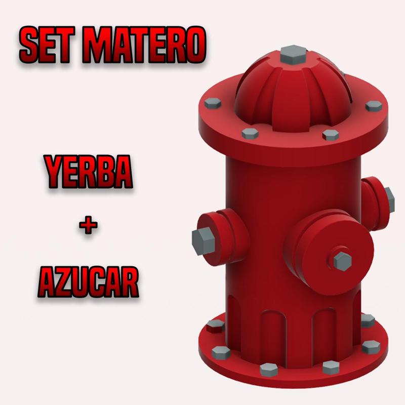 SET MATERO HIDRANTE - BOMBEROS - FIREMAN