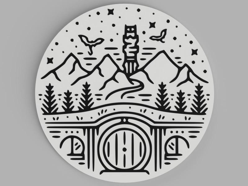 LOTR - Lord of the Rings - Scenery coaster