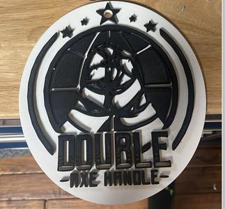 Double Axe Handle Medallion