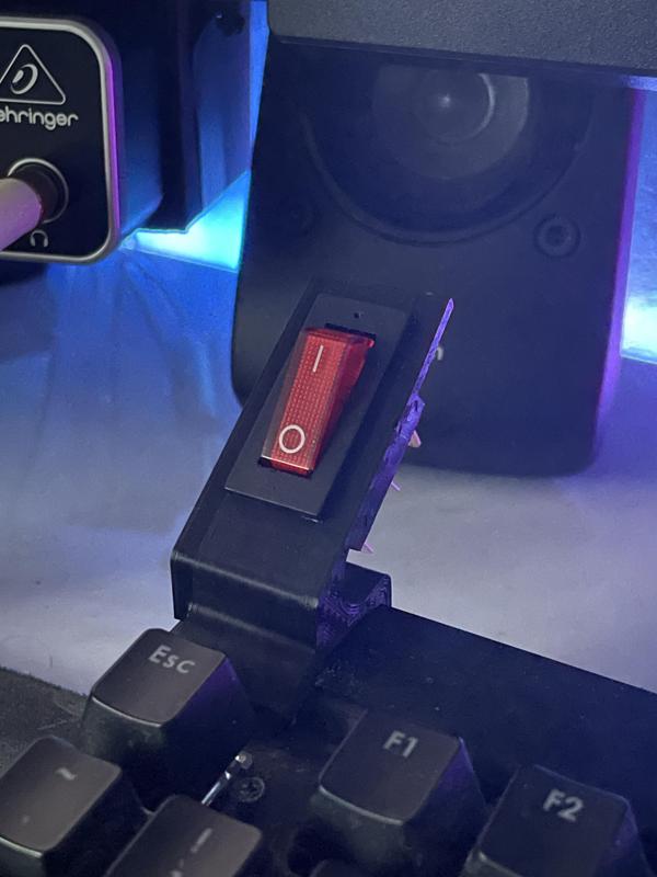 Switch mount for Corsair K70/K65