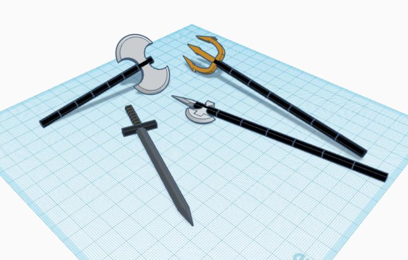 Dummy 13 melee weapon pack #2