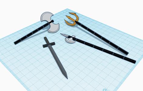 Dummy 13 melee weapon pack #2