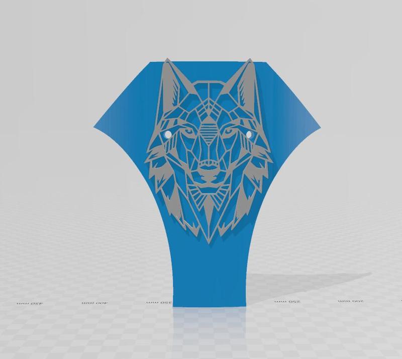 Honda Rebel 1100 Faceplate Design Wolf