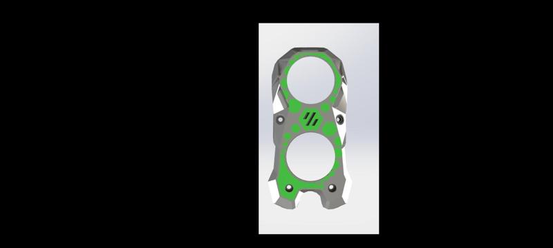 QuadraHex Knomi 2 Stealthburner faceplate