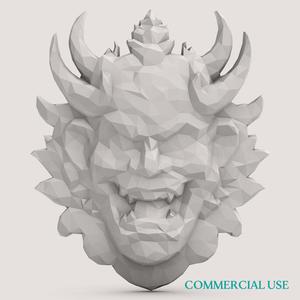 Balinese Demonic Low Poly - Commercial Use