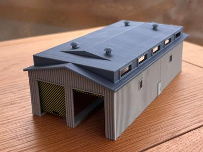 N Scale Engine Shed. Model Railway (3 Versions)