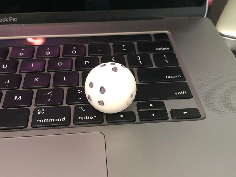 Snake Eyes! (Spherical Six-Sided Die)